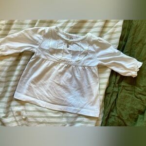 White Long-Sleeve Baby Top (3 for $10)